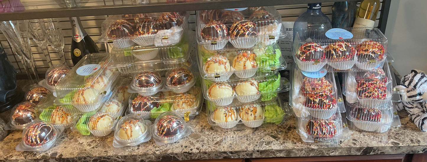 Gourmet chocolate bombs