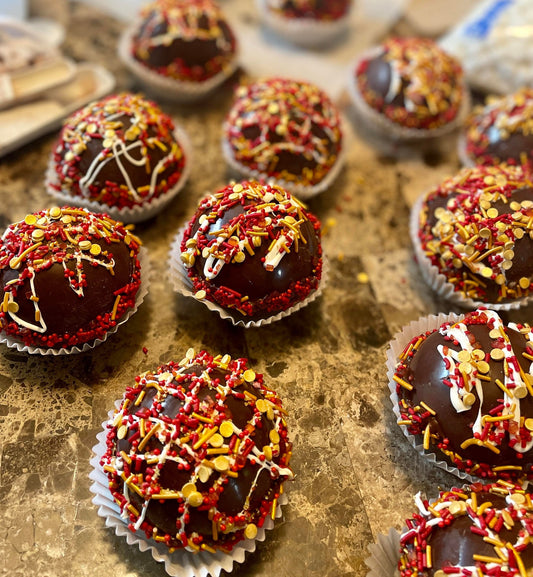 Belgium Hot Chocolate Bombs (with mini Marshmallows)